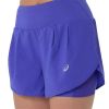  Quần Chạy Nữ | Asics Road 2-IN-1 3.5inch Shorts Cobalt Burts 