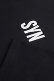  Áo thun Unisex | The Syn Oversized Unisex Logo T-Shirt Black 