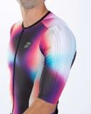  Trisuit Nam | Zoot Sports Men's Elite P1 Tri Aero Fz Racesuit - Sonic Shift 