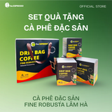  DRIP BUSINIESS - Set quà tặng Cà phê phin giấy Fine Robusta đặc sản - Gift set of Fine Robusta drip bag coffee 
