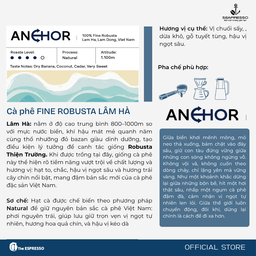  ANCHOR -  Fine Robusta - Top 3 Viet Nam Amazing Cup 2024 