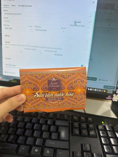  Set sữa tắm gói Tesori 9ml*2 