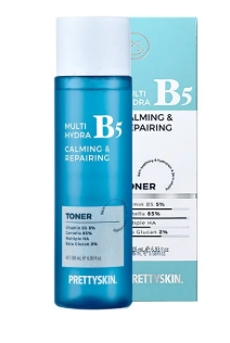 Nước Cân Bằng Prettyskin Multi Hydra B5 Calming & Repairing Toner (TP) 205ml 