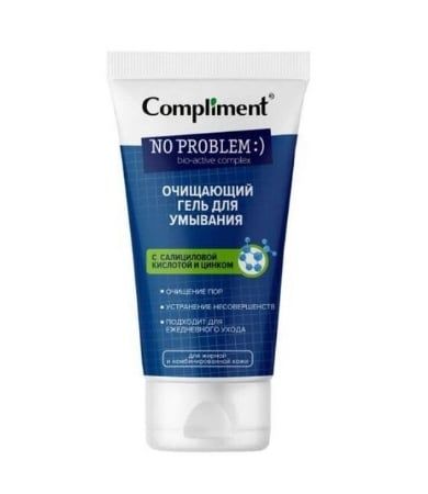  Gel Rửa Mặt Compliment No Problem BHA & Zinc 200ml 