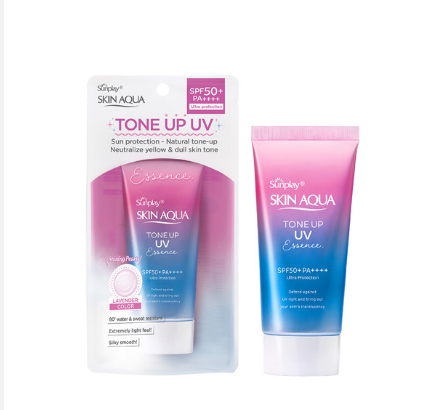  Kem Chống Nắng Skin Aqua Tone Up UV Essence SPF50+ PA++++ (Hồng) 80g (TP) 