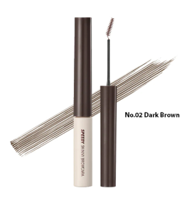  Mascara Chân Mày Peripera Speedy Skinny Brow 01 Dark Brown 3g 