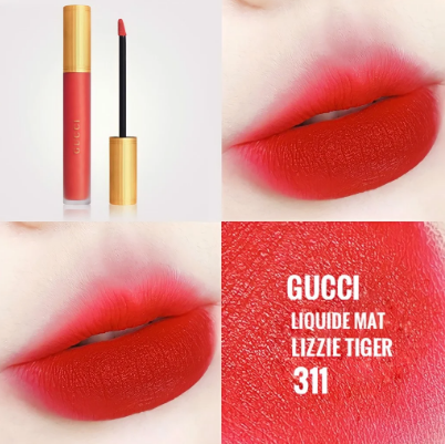  Son Kem Gucci Rouge Liquid Matte 311 Lizzie Tiger 6,5ml 