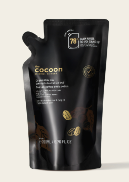  Túi Refill Cocoon Tẩy Da Chết body Cà Phê Đắk Lắk Cocoon 200ml 