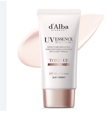  Kem Chống Nắng D’alba Tone Up Pink Correcting 50ml (Hồng unbox) 