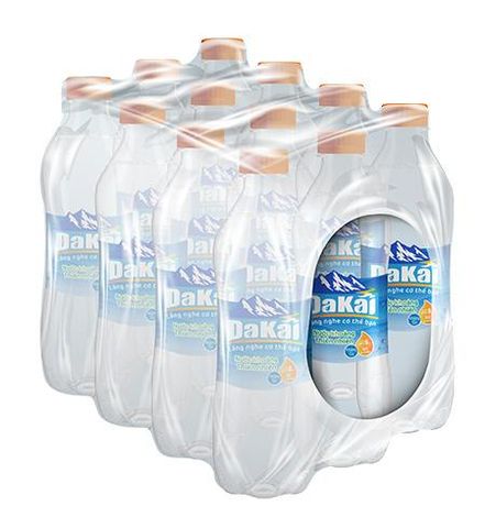 [Lốc 12 chai] Nước khoáng kiềm thiên nhiên Dakai 355ml hỗ trợ tiêu hoá khoẻ 