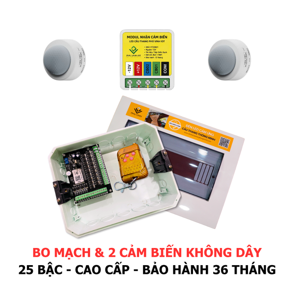 BO MẠCH CAO CẤP & CẢM BIẾN KHÔNG DÂY DÙNG PIN