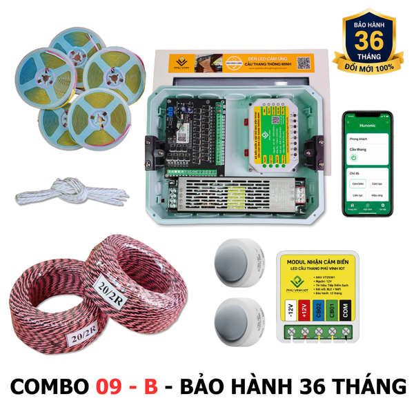 COMBO 09 - B | LED CẦU THANG | CAO CẤP