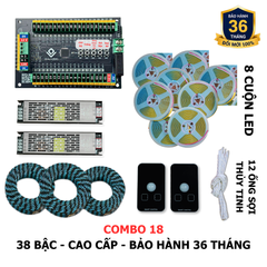 COMBO 18 | LED CẦU THANG | CAO CẤP 38 BẬC