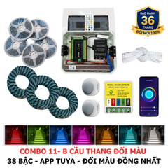 COMBO 11 - B | LED CẦU THANG | ĐỔI MÀU QUA APP