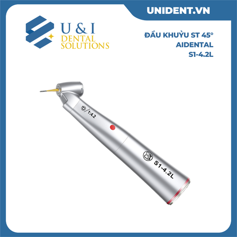  Đầu Khuỷu Tăng Tốc AI-DENTAL S1-4.2L 1:4.2 Có Đèn 