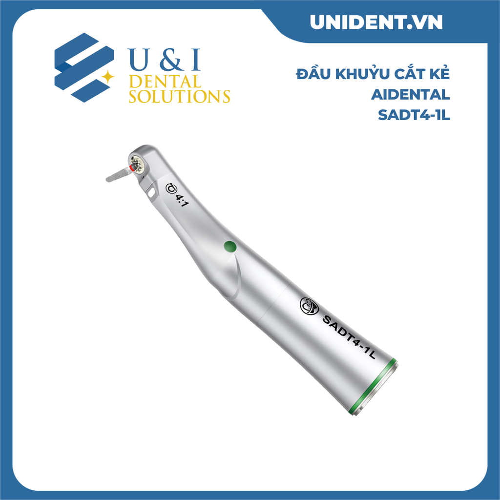  Đầu khuỷu cắt kẻ ADT AI-DENTAL ADT4-1L 4:1 Có Đèn 