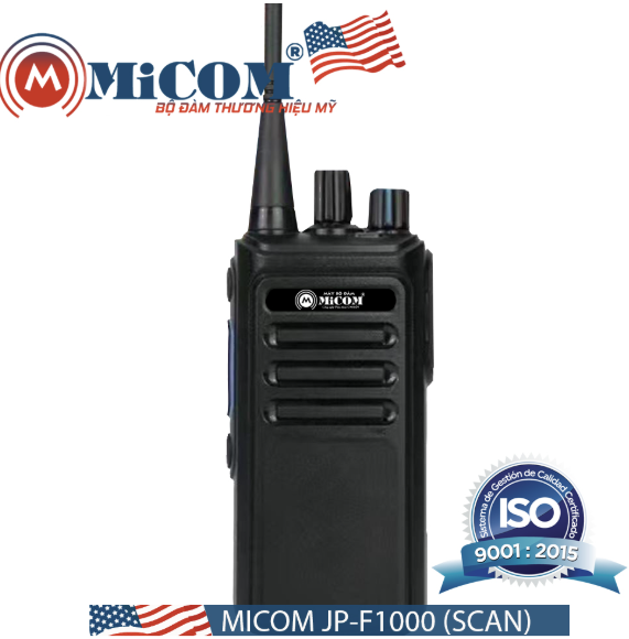 Máy bộ đàm cầm tay JP-F1000, dãy tần UHF : 400Mhz - 470Mhz, mới 100%