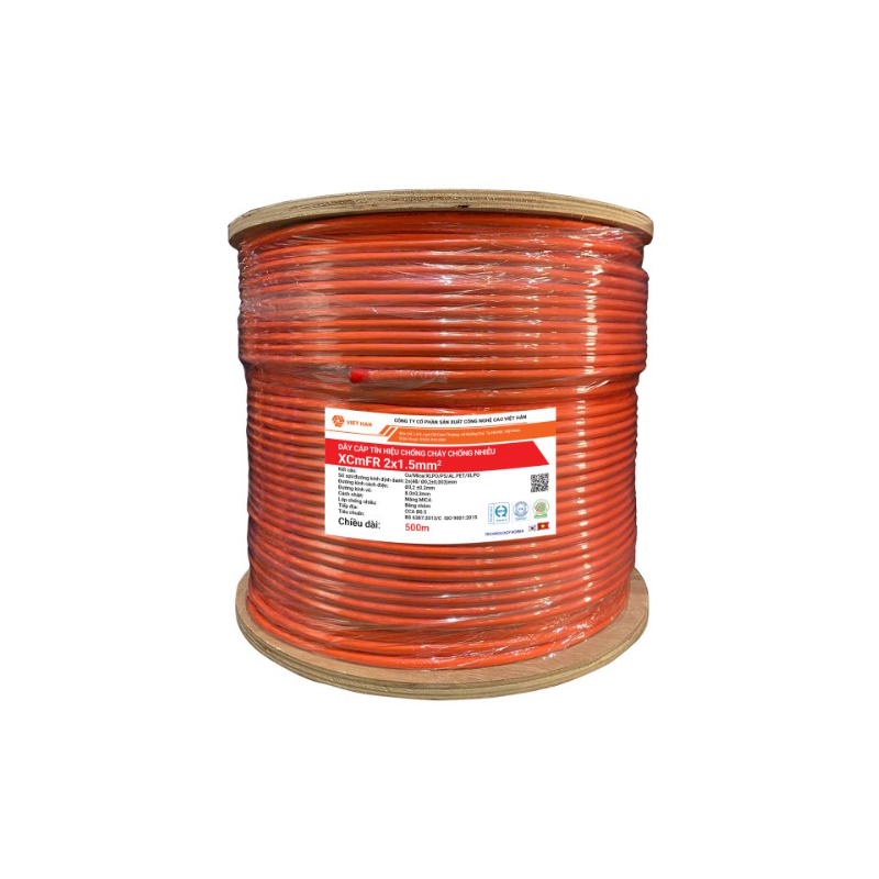 DÂY TÍN HIỆU CHỐNG CHÁY XCmFR 2×1.5 mm2