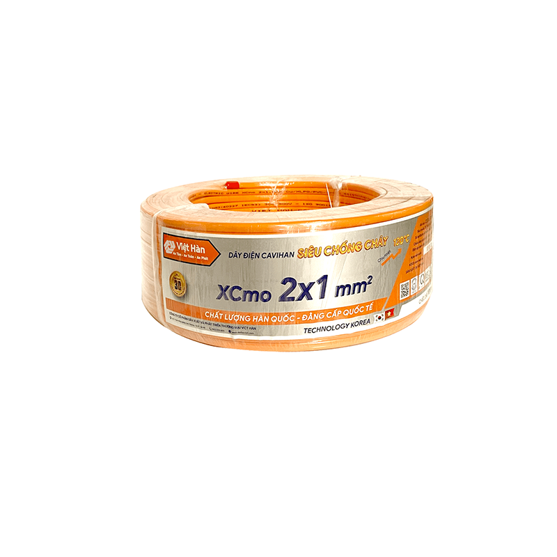 DÂY ĐIỆN ĐÔI CHỐNG CHÁY CAVIHAN 2×1.0