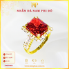 Nhẫn Đá Nam Phi Đỏ Vàng 610 KIM PHÁT 11N501963