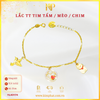Lắc Tòn Ten Tim Tấm Mèo Vàng 610 KIM PHÁT 11L401174