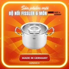 Bộ nồi Fissler Đức 6 món Original Profi nắp kính
