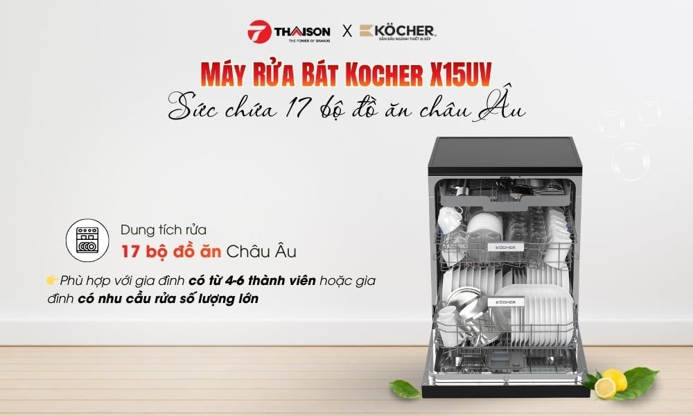 Máy Rửa Bát Kocher X15UV