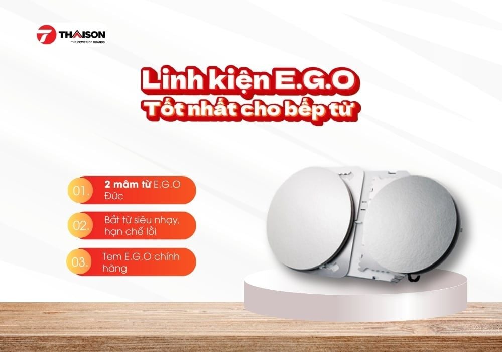 Bếp từ Chefs EH-DIH888V 2 vùng nấu nhập khẩu Đức