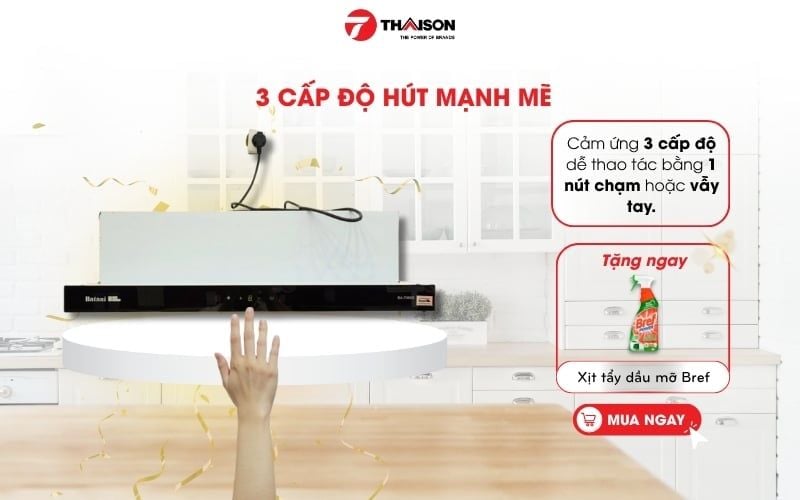 Máy hút mùi Batani BA-709SS