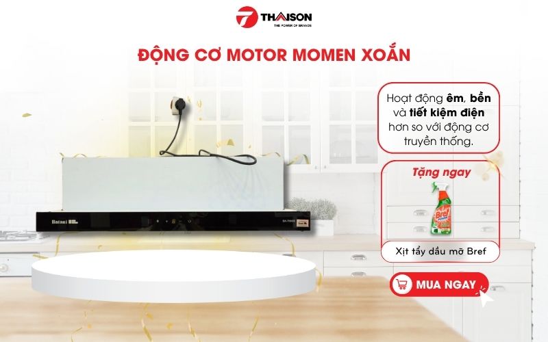 Máy hút mùi Batani BA-709SS