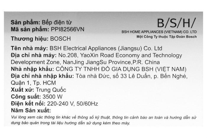 BẾP TỪ Bosch PPI82566VN