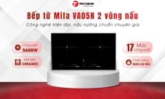 Bếp từ Mifa VA05N 2 vùng nấu, công suất 5600W