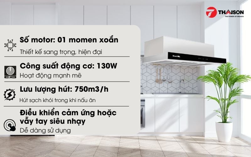 Máy hút mùi Batani BA-709SS