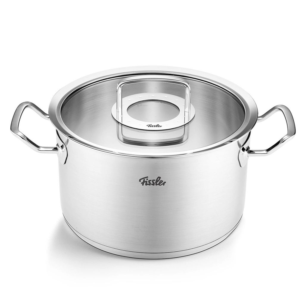 Bộ nồi Fissler Original-Profi Collection 5 món Nắp Vung Kính (4 nồi + 1 chảo)