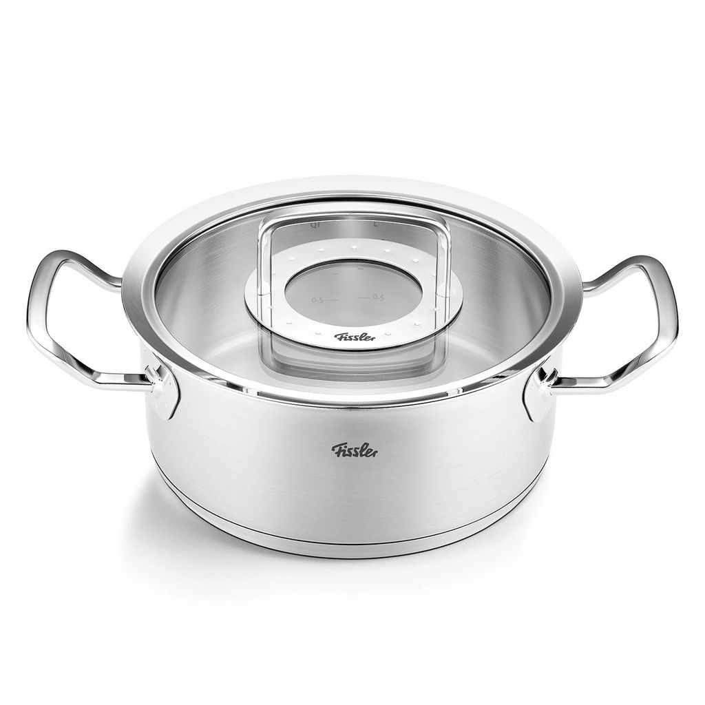 Bộ nồi Fissler Original-Profi Collection 5 món Nắp Vung Kính (4 nồi + 1 chảo)
