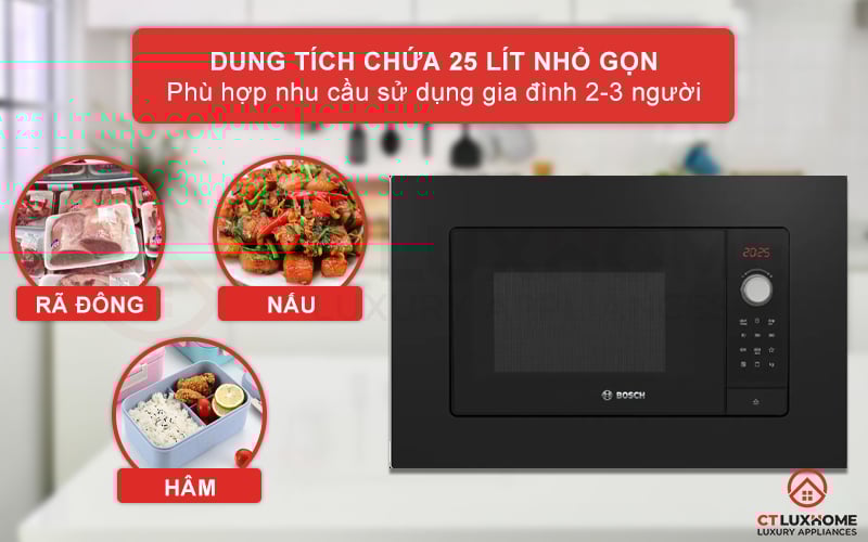 Lò vi sóng bán chạy nhất hiện nay - Bosch BEL653MB3