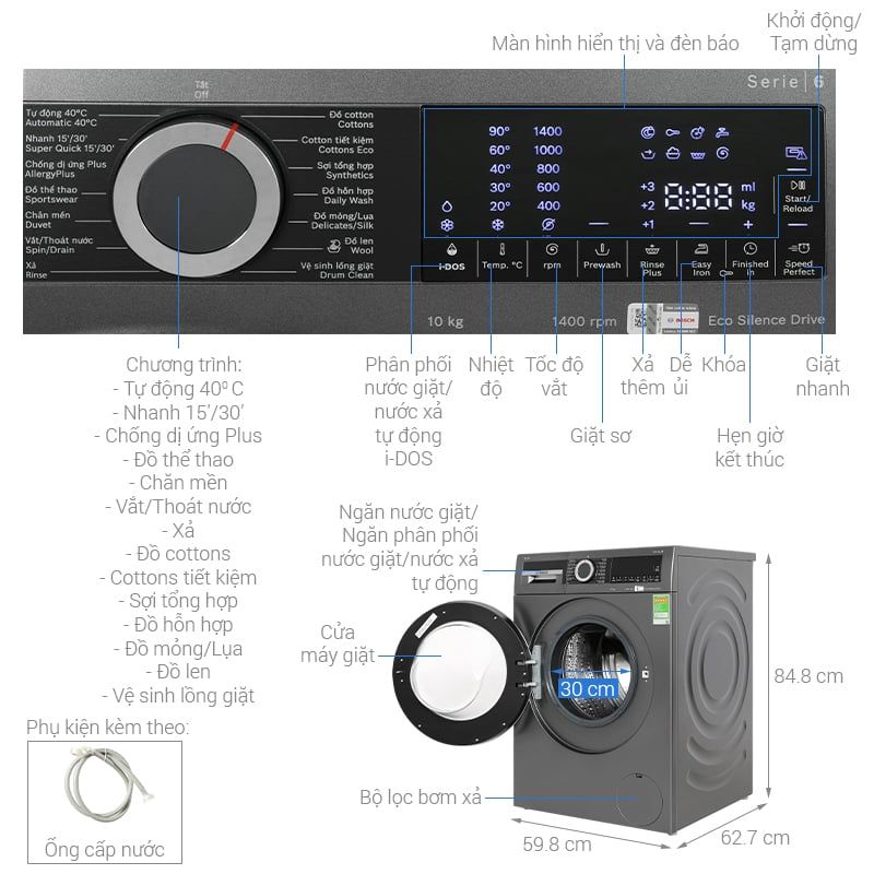 Máy giặt Bosch WGG254A0VN
