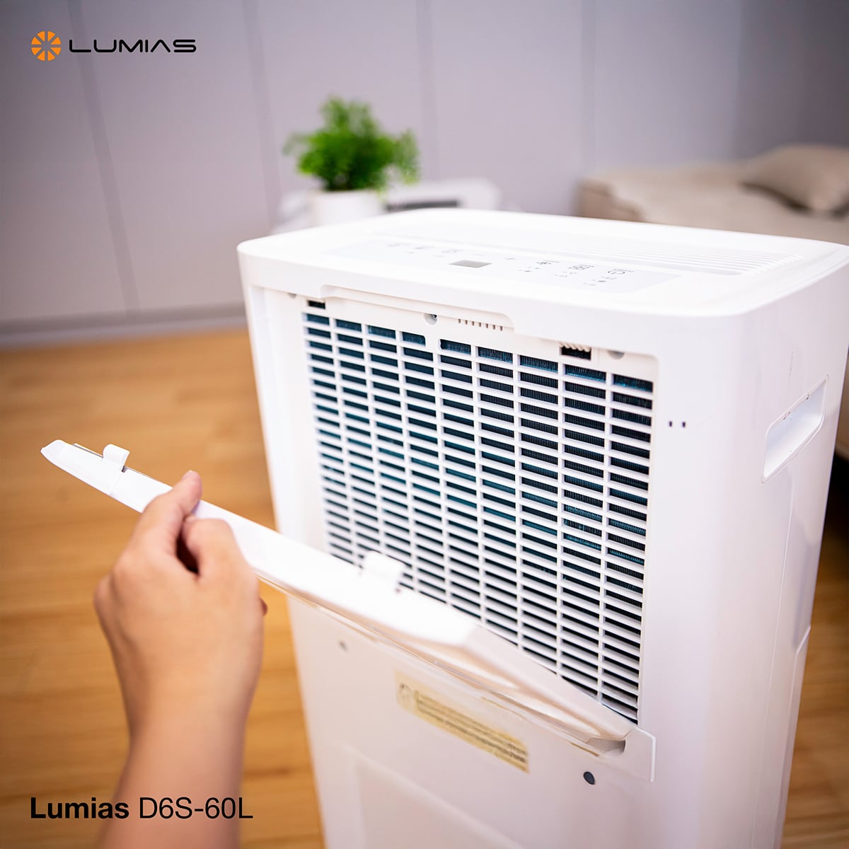 Máy hút ẩm kiêm lọc không khí Lumias D6S-60L 3