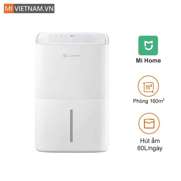 Máy hút ẩm kiêm lọc không khí Lumias D6S-60L