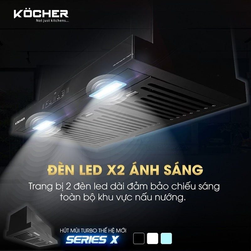 Máy hút mùi Kocher Turbo Series X