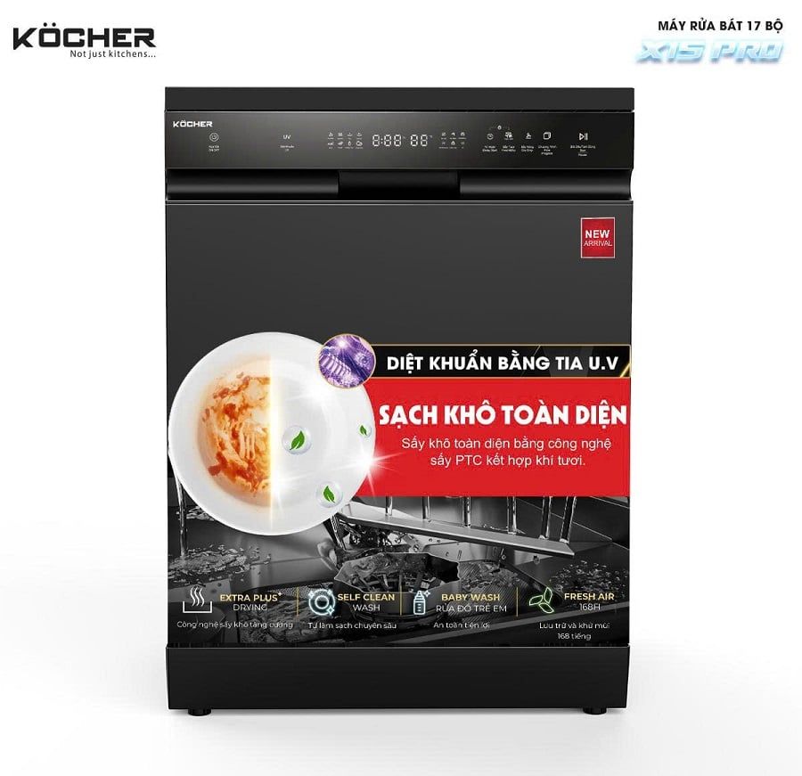 Máy Rửa Bát Kocher X15UV