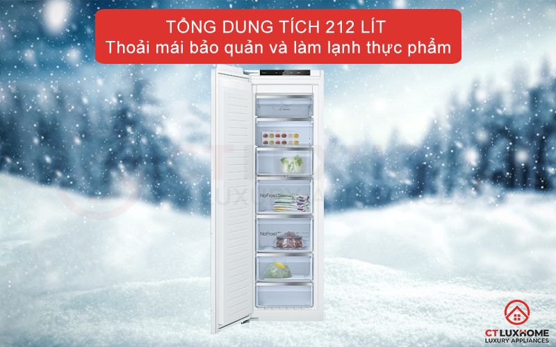 Tủ đông Bosch GIN81ACE0 âm tủ