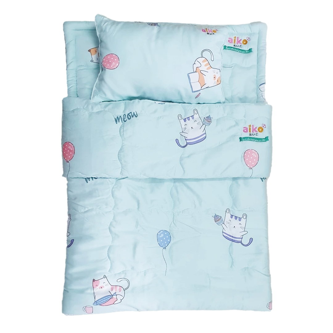 Bộ Đi Học Aiko Topper + Chăn + Gối Tencel