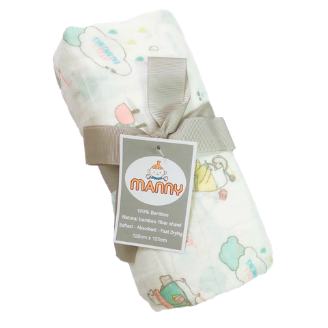 Khăn Tắm - Quấn Manny 100% Có Tem