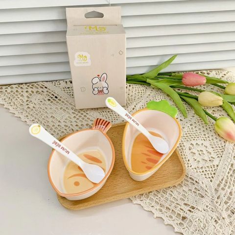 Chén Mum Bebe Cá, Cà Rốt Kèm Thìa