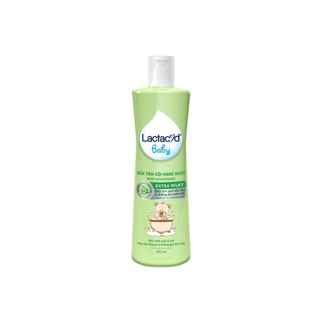 Tắm Gội Lactacyd Extra Milky 250ML