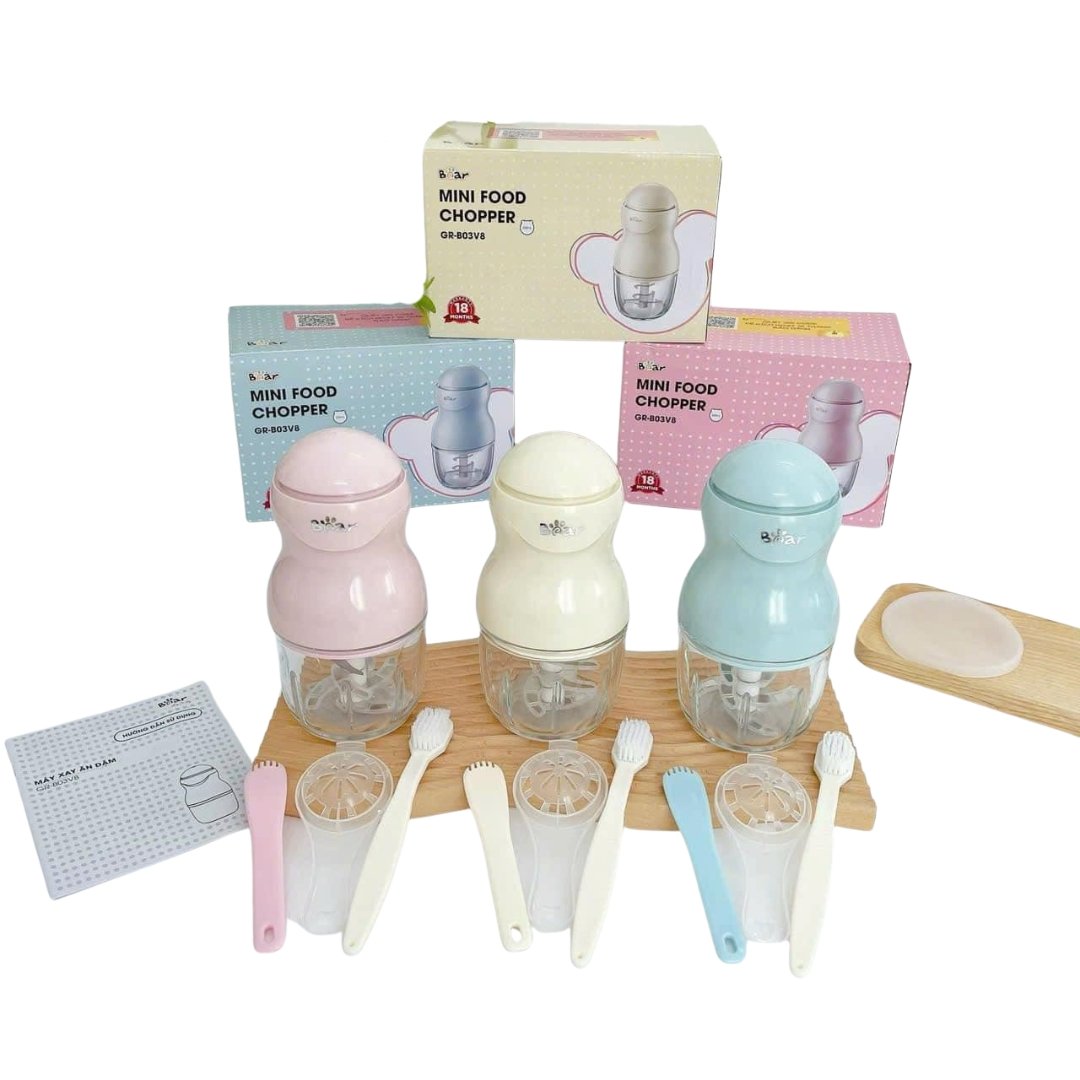 Máy Xay bear B03V08-0.3L: 8 Lưỡi