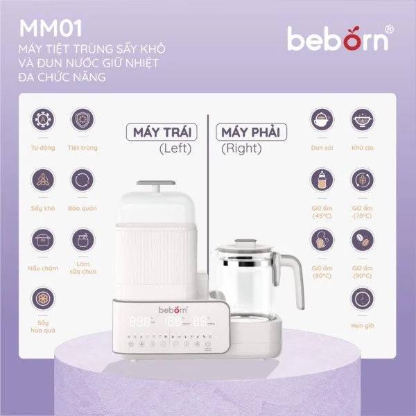 Máy Tiệt Trùng - Đun Nước Beborn MM01