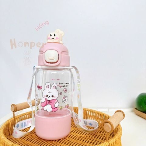 Bình Nước Honper Họa Tiết Gấu Hk2503