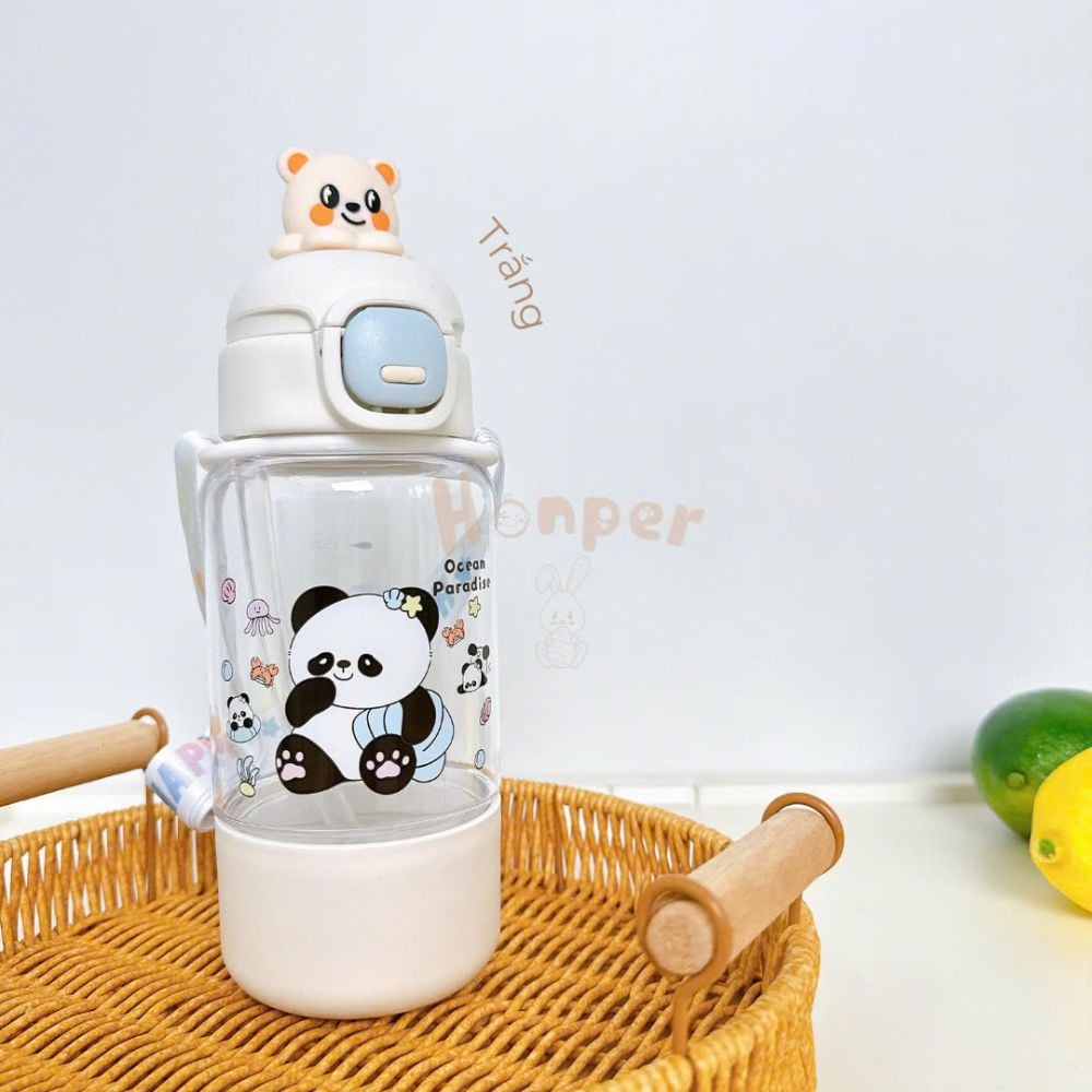 Bình Nước Honper Họa Tiết Gấu Hk2503